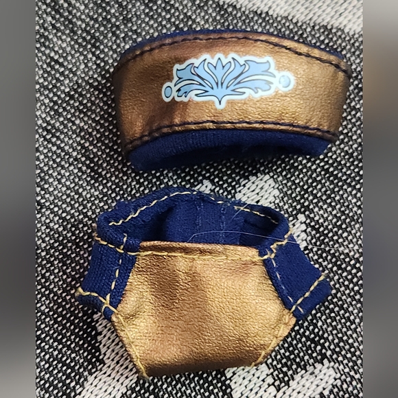 My Scene 2003 Spring Break Madison Gold & Blue 2-Piece Bikini Swimsuit Swim Set - Picture 6 of 10